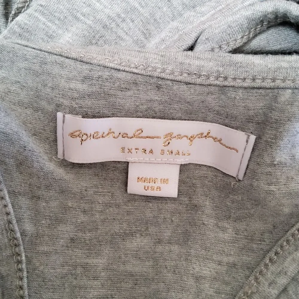 Spiritual Gangster Knit Ruffle Romper Grey - Picture 6 of 9